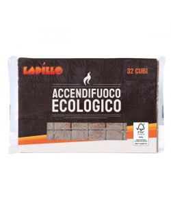 Accenditore Cubetti Ecologico Pz 32 Lapillo 05624