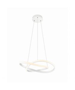 Trio Lampada a Sospensione LED Bianca Opaca diam. 60 cm