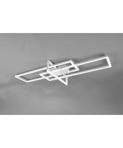 Trio Plafoniera LED Salinas Bianco Opaco Dimmerabile 34W 4100lm 4000K