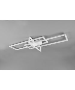 Trio Plafoniera LED Salinas Bianco Opaco Dimmerabile 34W 4100lm 4000K