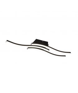 Plafoniera Route 3x SMD LED - 5W - 3x 600lm - 4000K - Nero Opaco 56 x 7 x 12 cm