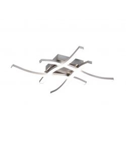 Plafoniera Route Nichel Opaco 4x SMD LED - 5W - 4x 600lm - 4000K