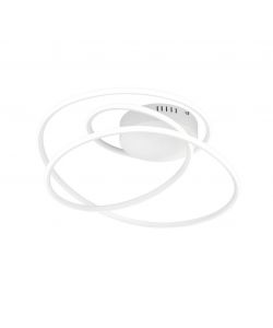 Reality Plafoniera LED Bologna Metallo Bianco Opaco - 36W 5100lm 4000K