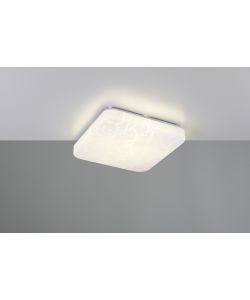 Reality Plafoniera Quadrata Led Mandria - Ghiaccio - 16W 1600lm L.27cm
