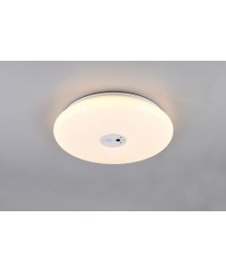 Trio Lighting Plafoniera LED Vedera 40cm Bianco con Videocamera Tuya 20W