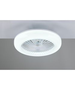Trio Lighting Ventilatore Soffitto LED MORA 13W Bianco 45cm Design Compatto