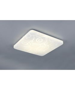 Reality Plafoniera Quadrata Led Mandria - Cerchi - 24W 2500lm L.41cm