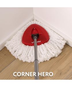 Vileda Kit Pulizia Turbo Smart - Microfibra - Secchio e Strizzatore