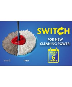 Vileda Kit Pulizia Turbo Smart - Microfibra - Secchio e Strizzatore