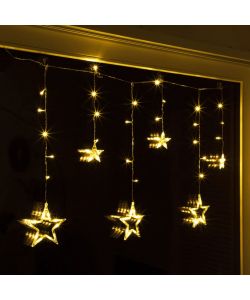 HI Tenda di Luce con Stelle Fairy con 63 LED