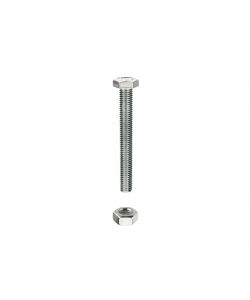 Bulloni testa esagonale DIN 933 - M8 x 50 - 10 pz.