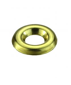 Orli sottovite ottone Diam. 13 x 5 mm. - 40 pz.