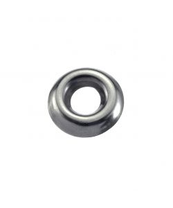 Orli sottovite Inox Diam. 11 x 4 mm. - 30 pz.