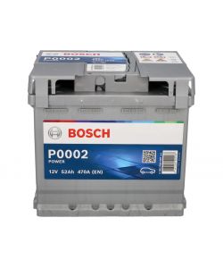 Bosch Batteria Auto P002 52Ah 470A 12V - Pronta all'Uso - con Maniglia