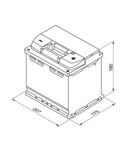 Bosch Batteria Auto P002 52Ah 470A 12V - Pronta all'Uso - con Maniglia