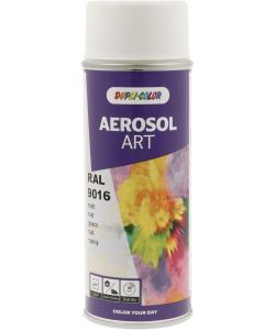 DUPLI-COLOR Aerosol RAL 9016 Bianco Traffico Opaco 400 ml Vernice Spray
