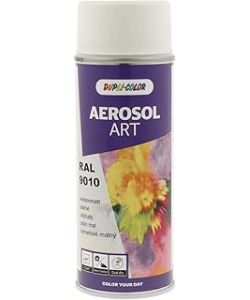 DUPLI-COLOR Aerosol Art RAL 9010 Bianco puro satinato 400 ml Vernice