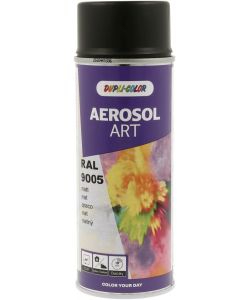DUPLI-COLOR Aerosol Art RAL 9005 Nero intenso opaco 400 ml vernice spray