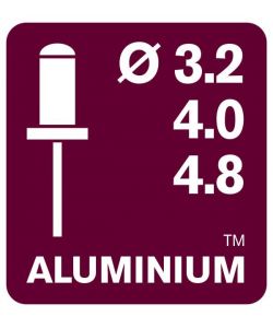 Rapid Kit Rivettatrice Manuale RP10 Ergonomica - 100 Rivetti Alluminio