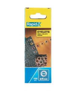 Rapid Occhielli Alluminio 4 mm 100 Pezzi Multicolori - per Cucito