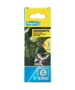 Rapid Occhielli in Acciaio 12x23mm per Teloni 25pz con Applicatore