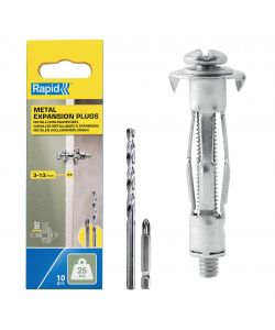 Rapid Tasselli Espansione M8x32 10pz per Cartongesso 3-13mm