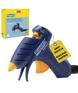 Rapid Pistola per Colla a Caldo Senza Fili Blu 7mm Riscaldamento 5 Minuti