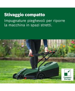 Bosch Rasaerba Elettrico EasyRotak 32-235 Verde 1200W - Taglio Preciso