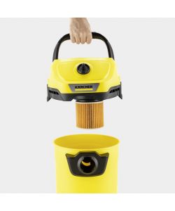 Karcher Aspiratore solidi liquidi 1000W 19 lt - Filtro cartuccia - Compatto
