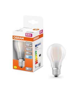 Lampadina LED Osram STAR Classic A 100 filamento Luce Naturale E27