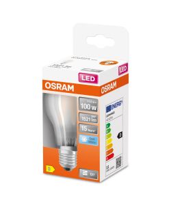 Lampadina LED Osram STAR Classic A 100 filamento Luce Naturale E27