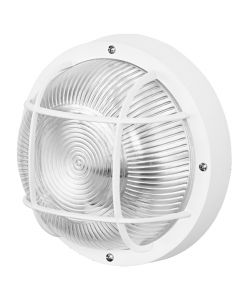 Ledvance Applique da Parete Esterno Bianco E27 IP44 190 mm Vetro e PP