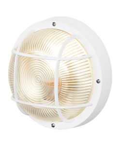 Ledvance Applique da Parete Esterno Bianco E27 IP44 190 mm Vetro e PP