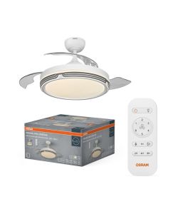 Osram Ventilatore da soffitto con luce LED bianco 66W Ø106 cm