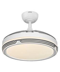 Osram Ventilatore da soffitto con luce LED bianco 66W Ø106 cm