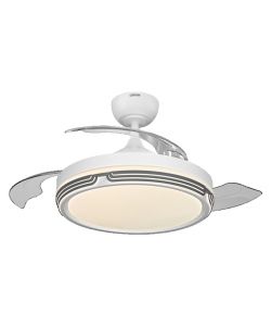 Osram Ventilatore da soffitto con luce LED bianco 66W Ø106 cm