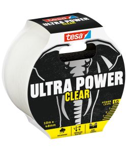 Tesa Nastro Riparazioni Ultra Power Clear Trasparente - 10m x 48 mm