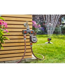 Gardena Distributore a 2 vie per rubinetto 3/4