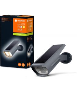 Ledvance Faretto Solare da Esterno - Grigio Scuro - 295x175x92 mm