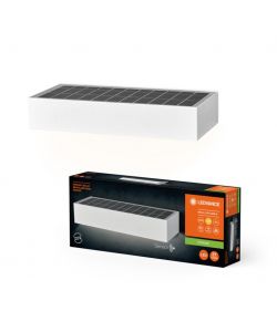 Lampada Pannello Solare LED Bianco 6W con Sensore di Movimento IP65 - 850lm 3000K 230x97x43mm