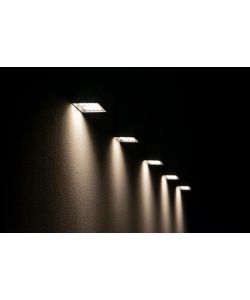 Lampada Pannello Solare LED Bianco 6W con Sensore di Movimento IP65 - 850lm 3000K 230x97x43mm
