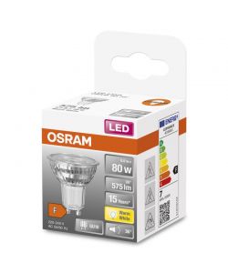 Faretto da incasso LED Osram PAR16 230V 6,9W Bianco Caldo 575lm GU10