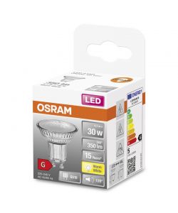Lampadina LED Osram Star Riflettore Spot GU10 PAR16 4.3W 350lm 120D - 827 Bianco Molto Caldo
