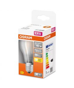 Lampadina LED Osram Star Classic A40 Filamento Luce Calda E27