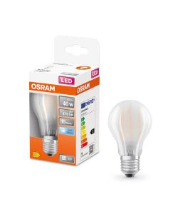 Lampadina LED Osram Star Classic A 40 filamento, luce naturale E27