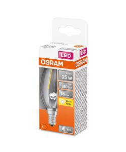 Lampadina LED Osram Star Classic B25 filamento Luce Calda E14