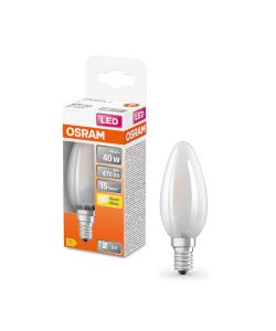 Lampadina LED Osram STAR Classic B 40 filamento, luce calda E14