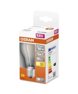 Lampadina LED Osram Star Classic A60 filamento Luce Calda E27