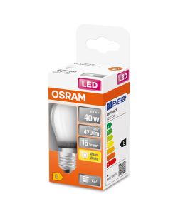 Lampadina LED Osram Star Classic P40 filamento Luce Calda E27