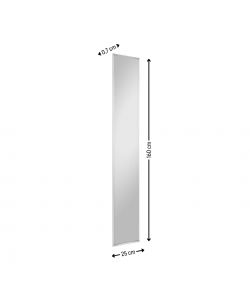Specchio da Parete Rosi con Cornice Liscia 25x160 cm